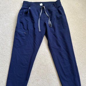 FIGS Women's Scrub Jogger High Waisted Zamora Color: Navy Blue Size: M